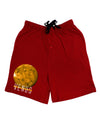 Planet Venus Text Adult Lounge Shorts-Lounge Shorts-TooLoud-Red-Small-Davson Sales