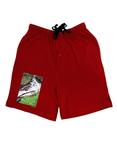 Colorado White River Relaxed Adult Lounge Shorts-Lounge Shorts-TooLoud-Red-Small-Davson Sales