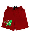 She's My Lucky Charm - Left Adult Lounge Shorts-Lounge Shorts-TooLoud-Red-Small-Davson Sales