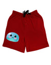 Cute RPG Slime - Blue Adult Lounge Shorts - Red or Black by TooLoud-Lounge Shorts-TooLoud-Black-Small-Davson Sales