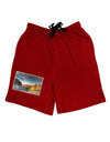 Castlewood Canyon Old Photo Adult Lounge Shorts-Lounge Shorts-TooLoud-Red-Small-Davson Sales