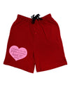 Adoption is When - Mom and Daughter Quote Adult Lounge Shorts by TooLoud-Lounge Shorts-TooLoud-Black-Small-Davson Sales