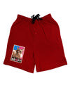 Adopt Cute Kitty Cat Adoption Adult Lounge Shorts-Lounge Shorts-TooLoud-Red-Small-Davson Sales