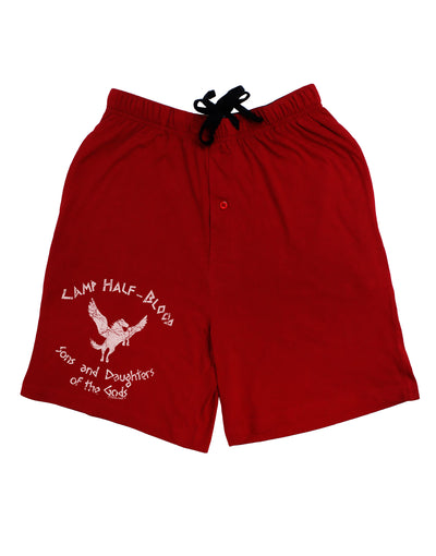 Camp Half-Blood Sons and Daughters Adult Lounge Shorts-Lounge Shorts-TooLoud-Red-Small-Davson Sales