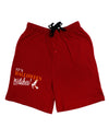 It's Halloween Witches Adult Lounge Shorts-Lounge Shorts-TooLoud-Red-Small-Davson Sales