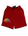 Rainbow Moon Adult Lounge Shorts-Lounge Shorts-TooLoud-Red-Small-Davson Sales