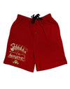 Shhh Im Hungover Funny Adult Lounge Shorts by-Lounge Shorts-TooLoud-Red-Small-Davson Sales