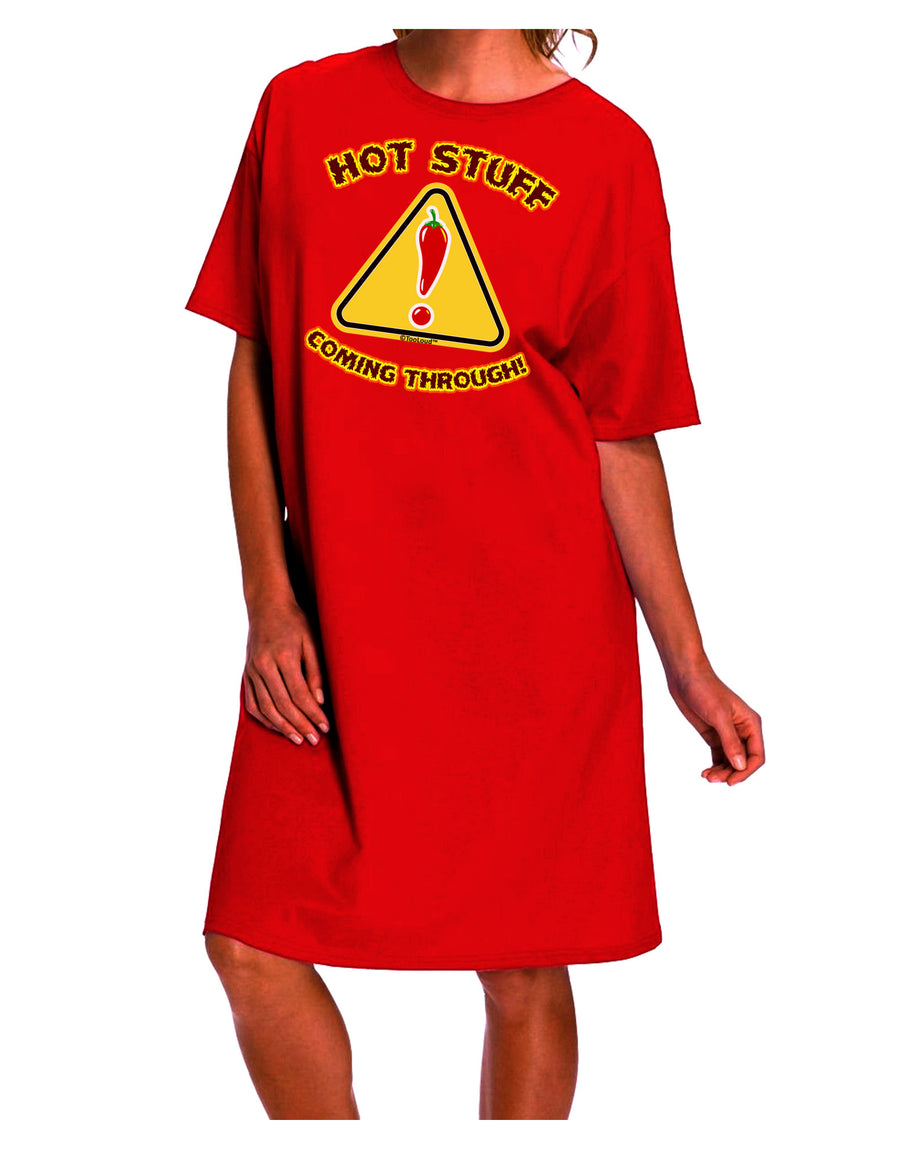 Trendy and Stylish Adult Night Shirt Dress Collection-Night Shirt-TooLoud-Red-One-Size-Davson Sales