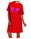 Elegant and Stylish Adult Night Shirt Dress with Angel Wings and Heart Design-Night Shirt-TooLoud-Red-One-Size-Fits-Most-Davson Sales