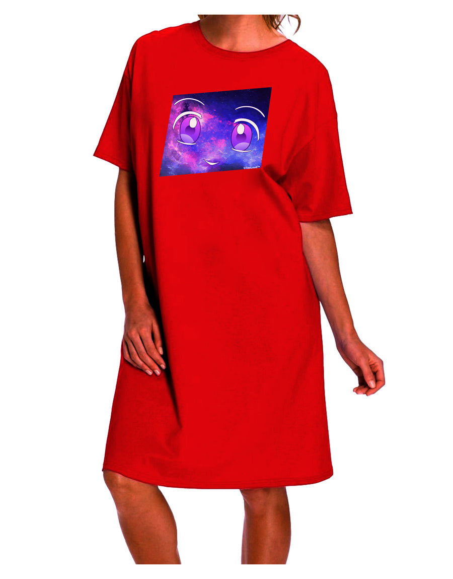 Stylish and Trendy Cosmic Eyes Adult Night Shirt Dress-Night Shirt-TooLoud-Red-One-Size-Fits-Most-Davson Sales