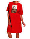 Elevate Your Style with the Sophisticated Stone Tree Colorado Adult Night Shirt Dress from TooLoud-Night Shirt-TooLoud-Red-One-Size-Davson Sales