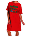 Oklahoma-themed Cactus and State Flag Adult Night Shirt Dress by TooLoud for a Cozy Home-Night Shirt-TooLoud-Red-One-Size-Davson Sales