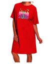 Stylish and Sophisticated Adult Night Shirt Dress for Graduation in the Current Year-Night Shirt-TooLoud-Red-One-Size-Fits-Most-Davson Sales
