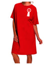 Top-rated Dad Award Ribbon Adult Night Shirt Dress-Night Shirt-TooLoud-Red-One-Size-Davson Sales