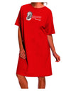 The Unyielding Elegance of the Adult Night Shirt Dress-Night Shirt-TooLoud-Red-One-Size-Davson Sales