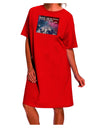 Stunning Adult Night Shirt Dress: An Unforgettable Addition to Your Wardrobe-Night Shirt-TooLoud-Red-One-Size-Davson Sales