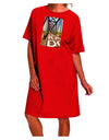 Stylish and Sophisticated Colorado Bridge Text Adult Night Shirt Dress-Night Shirt-TooLoud-Red-One-Size-Fits-Most-Davson Sales