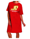 TooLoud presents the exquisite Butter - All About That Baste Adult Night Shirt Dress-Night Shirt-TooLoud-Red-One-Size-Davson Sales