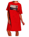 Discover the Enchanting Easter Bunny Adult Night Shirt Dress by TooLoud-Night Shirt-TooLoud-Red-One-Size-Davson Sales