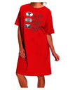 Trendy and Playful: Twerk Adult Night Shirt Dress-Night Shirt-TooLoud-Red-One-Size-Davson Sales