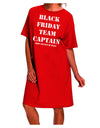 Black Friday Exclusive: Team Captain Night Shirt Dress - Unbeatable Deals Await-Night Shirt-TooLoud-Red-One-Size-Fits-Most-Davson Sales