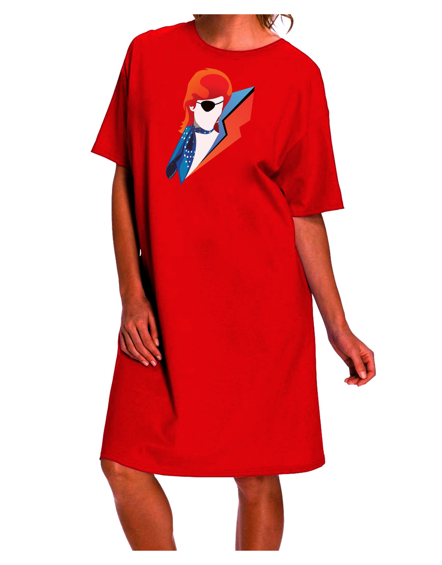 The Sophisticated and Edgy Adult Night Shirt Dress for the Fashion-forward Individual-Night Shirt-TooLoud-Red-One-Size-Fits-Most-Davson Sales