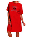 Stylish and Comfortable Arizona Football Adult Night Shirt Dress by TooLoud-Night Shirt-TooLoud-Red-One-Size-Davson Sales