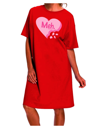 Valentine's Day Adult Night Shirt Dress by TooLoud - A Captivating Addition to Your Ecommerce Collection-Night Shirt-TooLoud-Red-One-Size-Davson Sales