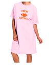 Texas Football Adult Wear Around Night Shirt and Dress by TooLoud-Night Shirt-TooLoud-Pink-One-Size-Fits-Most-Davson Sales