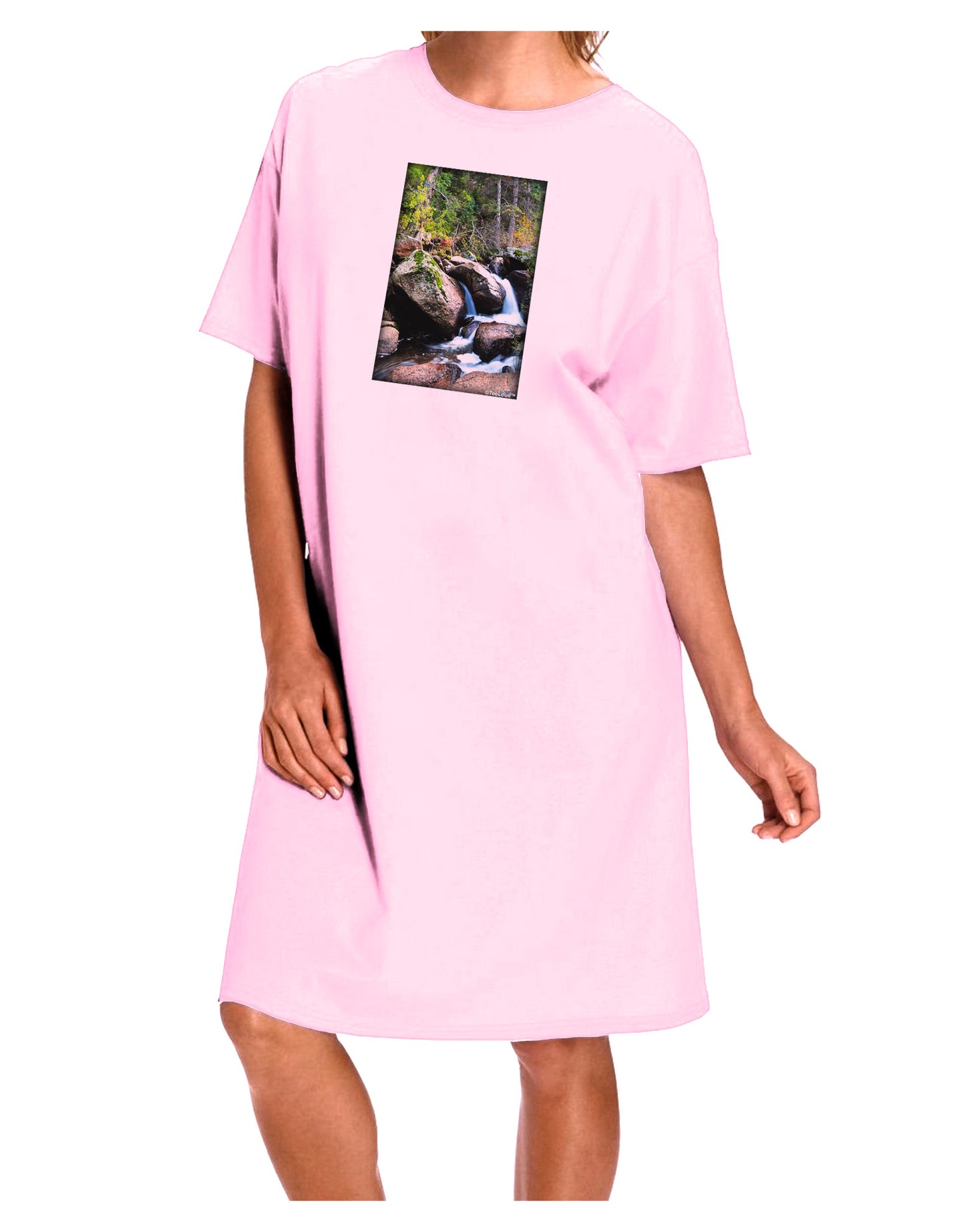 Rockies River Adult Wear Around Night Shirt and Dress-Night Shirt-TooLoud-Pink-One-Size-Fits-Most-Davson Sales
