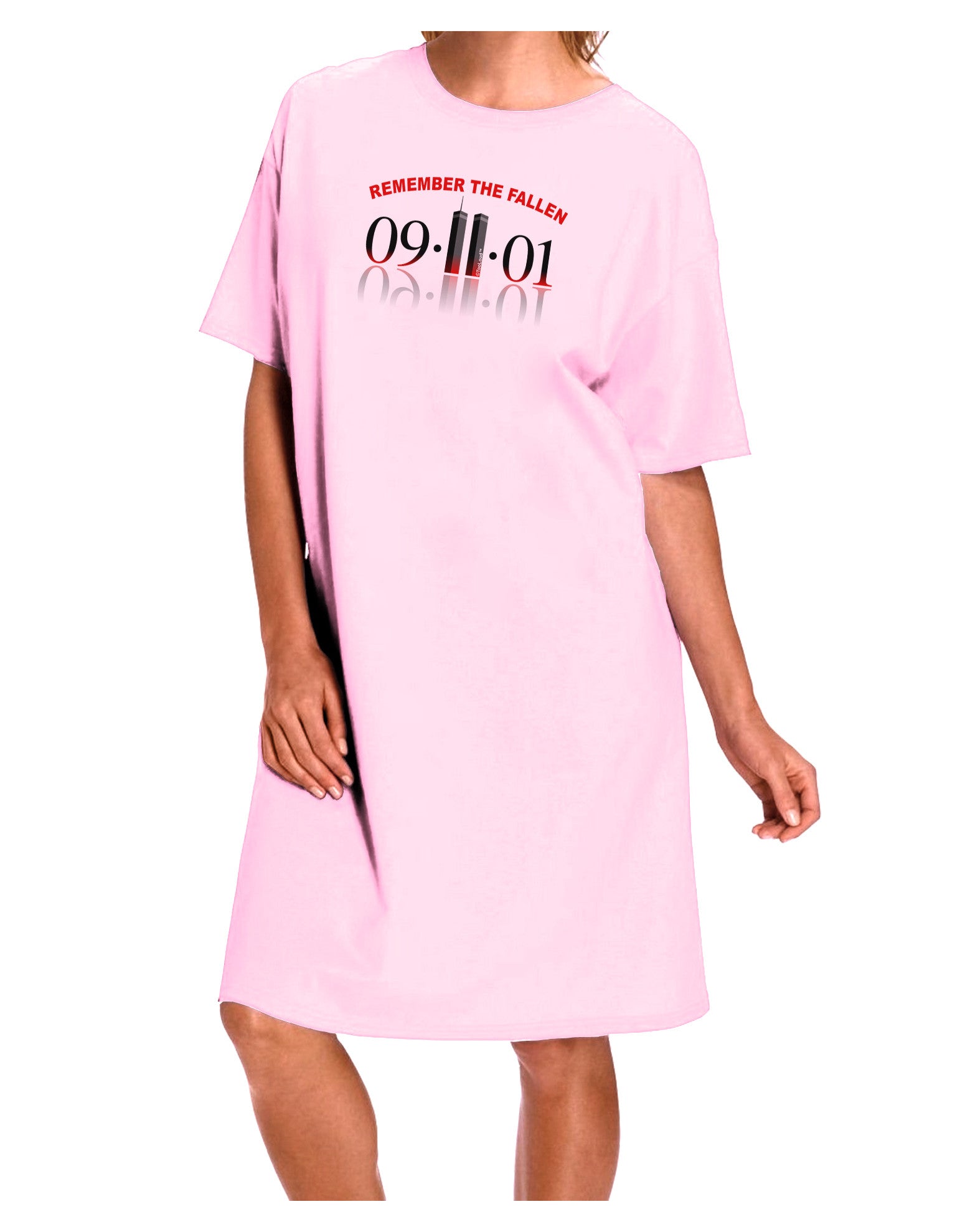 Remember The Fallen 91101 Adult Wear Around Night Shirt and Dress-Night Shirt-TooLoud-Pink-One-Size-Davson Sales