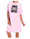 Ginger Lives Matter Adult Wear Around Night Shirt and Dress by TooLoud-Night Shirt-TooLoud-Pink-One-Size-Fits-Most-Davson Sales