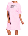 Error 404 Costume Distressed Adult Wear Around Night Shirt and Dress-Night Shirt-TooLoud-Pink-One-Size-Fits-Most-Davson Sales