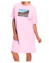 CO Rockies View with Text Adult Wear Around Night Shirt and Dress-Night Shirt-TooLoud-Pink-One-Size-Fits-Most-Davson Sales