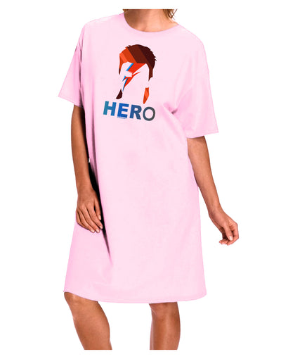 Hero of the Weirdos Adult Wear Around Night Shirt and Dress by-Night Shirt-TooLoud-Pink-One-Size-Fits-Most-Davson Sales