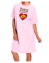 Tacos Are the Way To My Heart Adult Wear Around Night Shirt and Dress-Night Shirt-TooLoud-Pink-One-Size-Fits-Most-Davson Sales