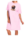 Strong Bison Cutout Adult Wear Around Night Shirt and Dress-Night Shirt-TooLoud-Pink-One-Size-Fits-Most-Davson Sales