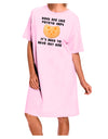 Dogs Are Like Potato Chips Adult Wear Around Night Shirt and Dress-Night Shirt-TooLoud-Pink-One-Size-Fits-Most-Davson Sales