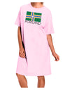 Portland Oregon Flag Text Adult Wear Around Night Shirt and Dress-Night Shirt-TooLoud-Pink-One-Size-Fits-Most-Davson Sales