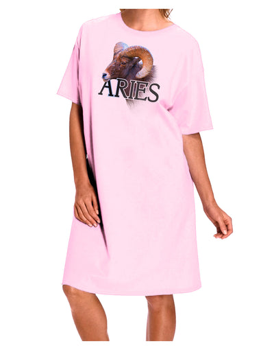 Majestic Aries Picture Adult Wear Around Night Shirt and Dress-Night Shirt-TooLoud-Pink-One-Size-Fits-Most-Davson Sales