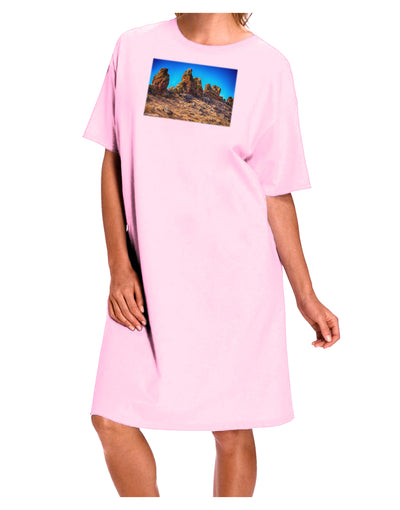 Crags in Colorado Adult Wear Around Night Shirt and Dress by TooLoud-Night Shirt-TooLoud-Pink-One-Size-Fits-Most-Davson Sales