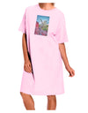 CO Cliffside Tree Adult Wear Around Night Shirt and Dress-Night Shirt-TooLoud-Pink-One-Size-Fits-Most-Davson Sales