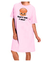 How I Roll Cute Roll Adult Wear Around Night Shirt and Dress-Night Shirt-TooLoud-Pink-One-Size-Fits-Most-Davson Sales