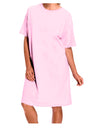 Custom Personalized Image and Text Pajama Adult Wear Around Night PINK Shirt and Dress-Night Shirt-TooLoud-Pink-One-Size-Fits-Most-Davson Sales