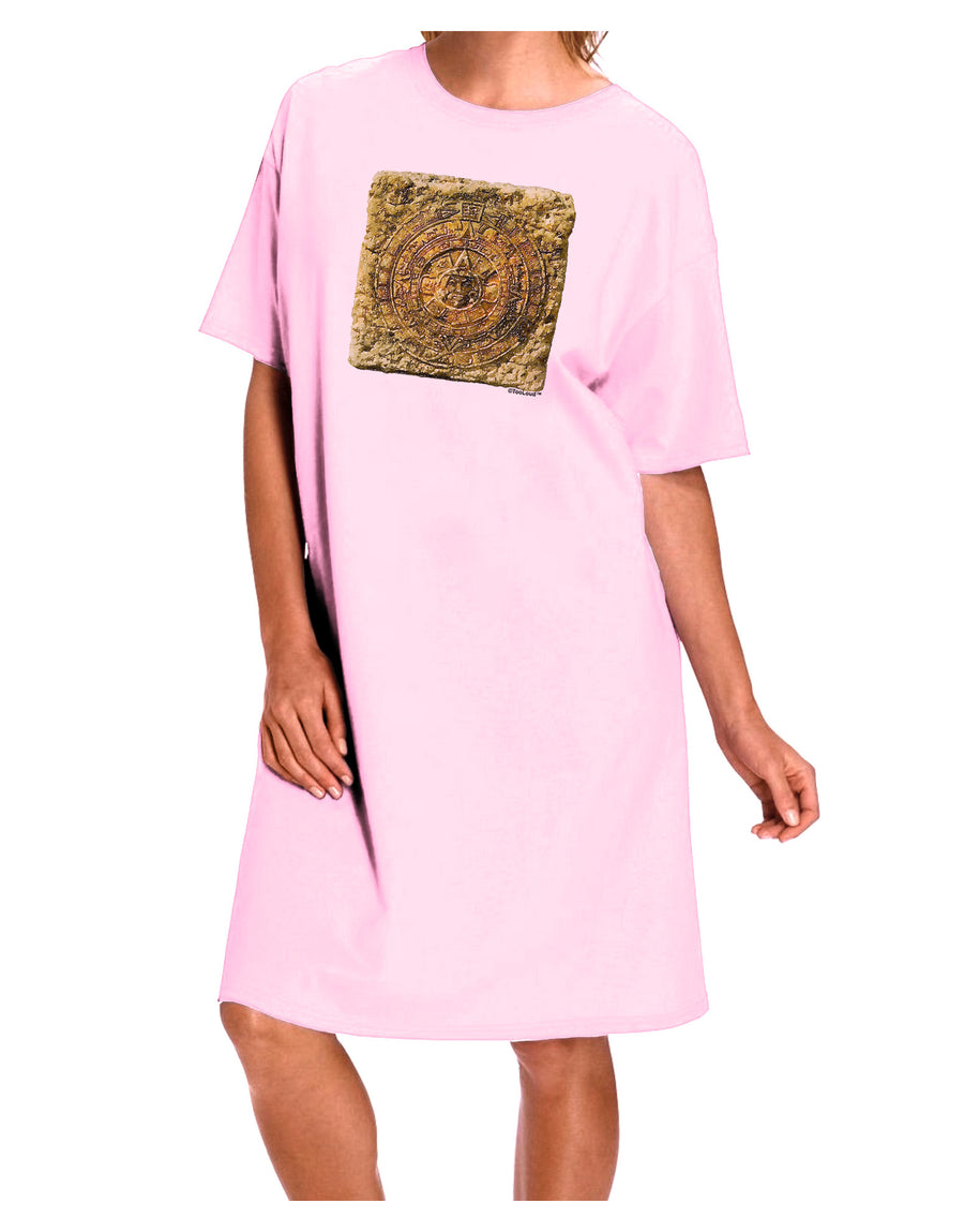 Stone Carving Sepia Adult Wear Around Night Shirt and Dress-Night Shirt-TooLoud-Pink-One-Size-Fits-Most-Davson Sales