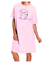 Wet Pussycat Adult Wear Around Night Shirt and Dress-Night Shirt-TooLoud-Pink-One-Size-Fits-Most-Davson Sales