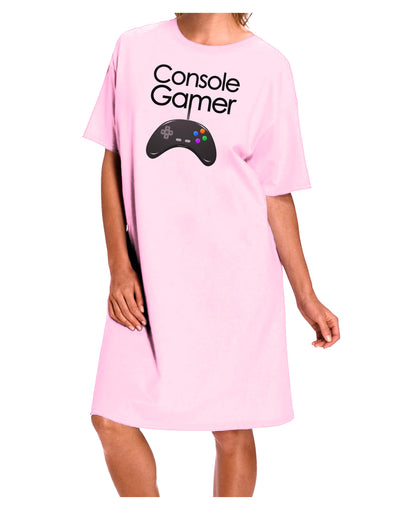 Console Gamer Adult Wear Around Night Shirt and Dress-Night Shirt-TooLoud-Pink-One-Size-Fits-Most-Davson Sales