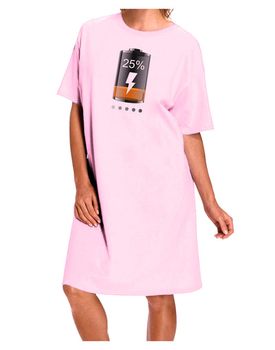 Low Energy 25 Percent Adult Wear Around Night Shirt and Dress-Night Shirt-TooLoud-Pink-One-Size-Fits-Most-Davson Sales