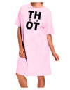 THOT Too Hot Adult Wear Around Night Shirt and Dress-Night Shirt-TooLoud-Pink-One-Size-Fits-Most-Davson Sales