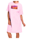 Colorful Colorado Mountains Adult Wear Around Night Shirt and Dress-Night Shirt-TooLoud-Pink-One-Size-Fits-Most-Davson Sales